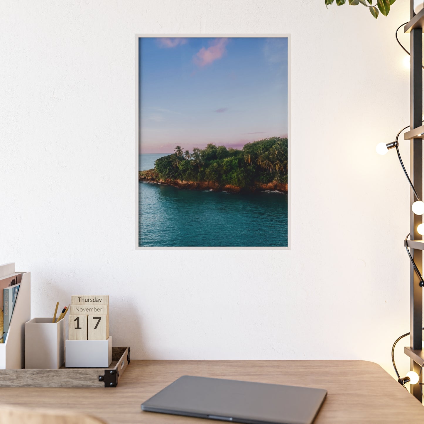 Poster Sunset Palmtrees