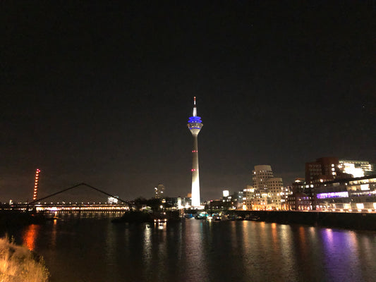 Düsseldorf bei Nacht