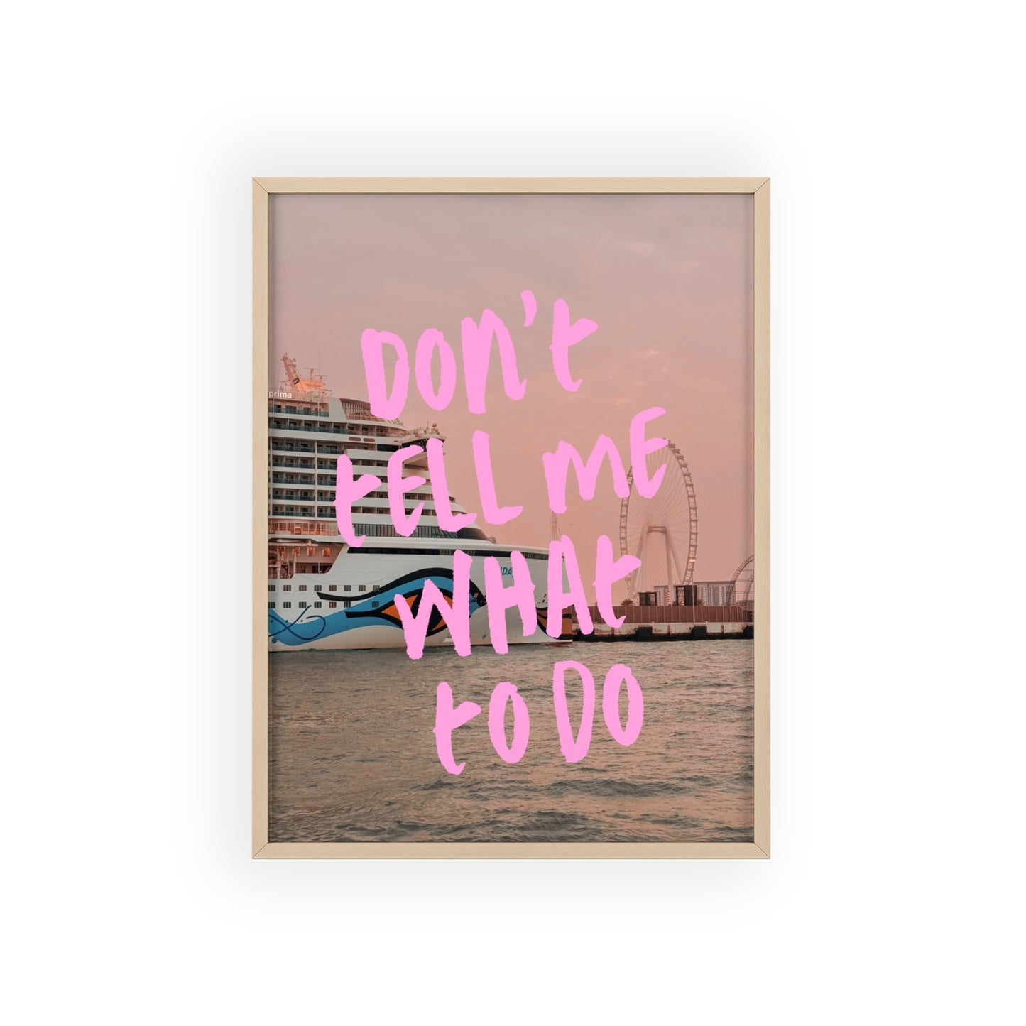 AIDAprima & "don't tell me what to do"