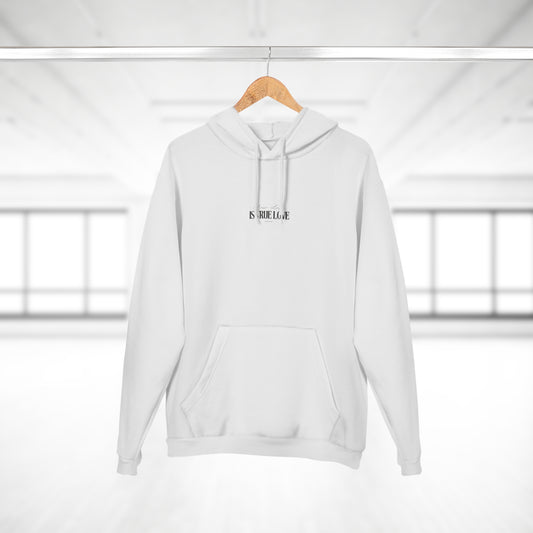"Crew Love Is True Love" Hoodie — Minimal Romantic Pullover