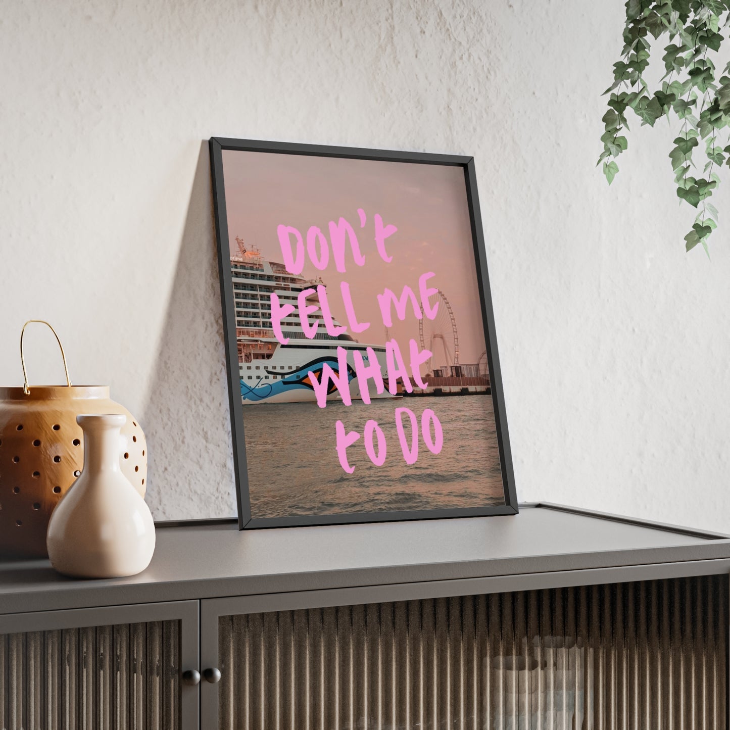 AIDAprima & "don't tell me what to do"