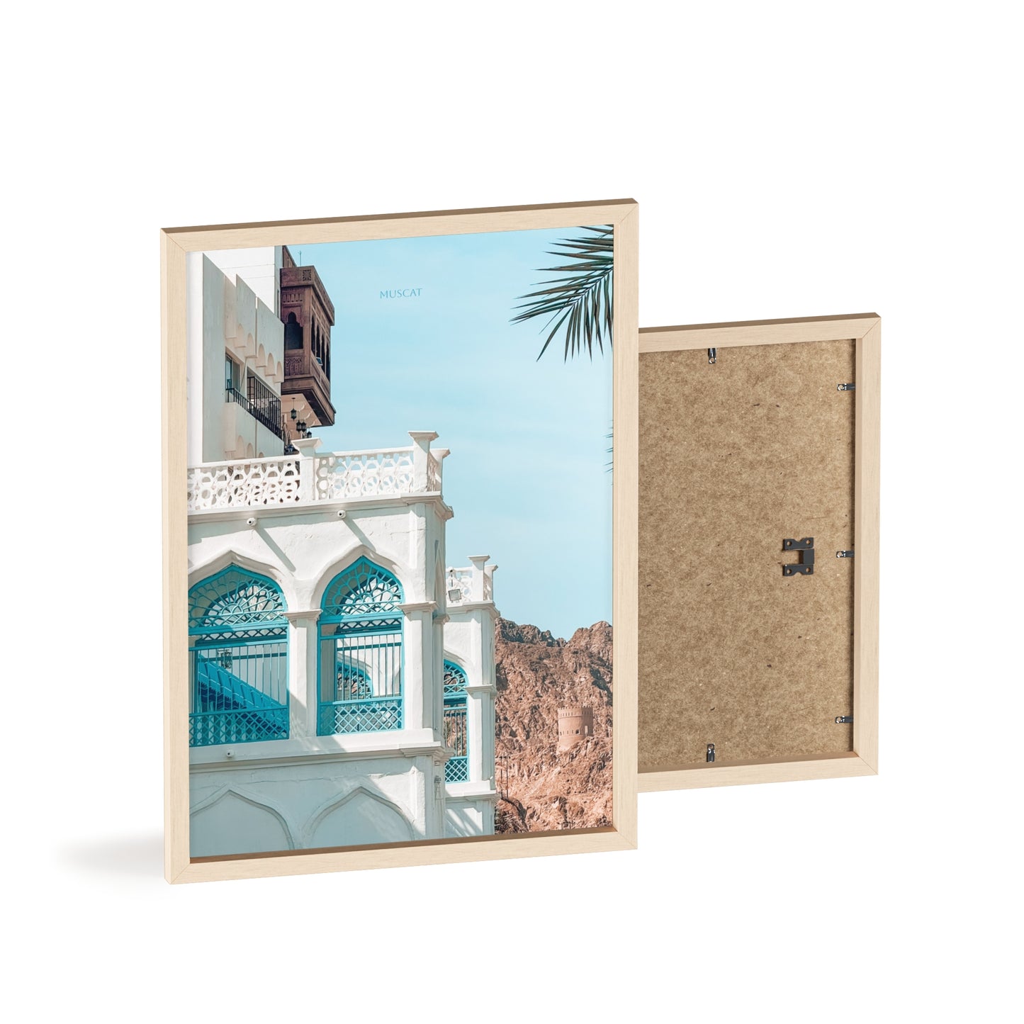 Wandposter - Beautiful Muscat Poster mit Holzrahmen