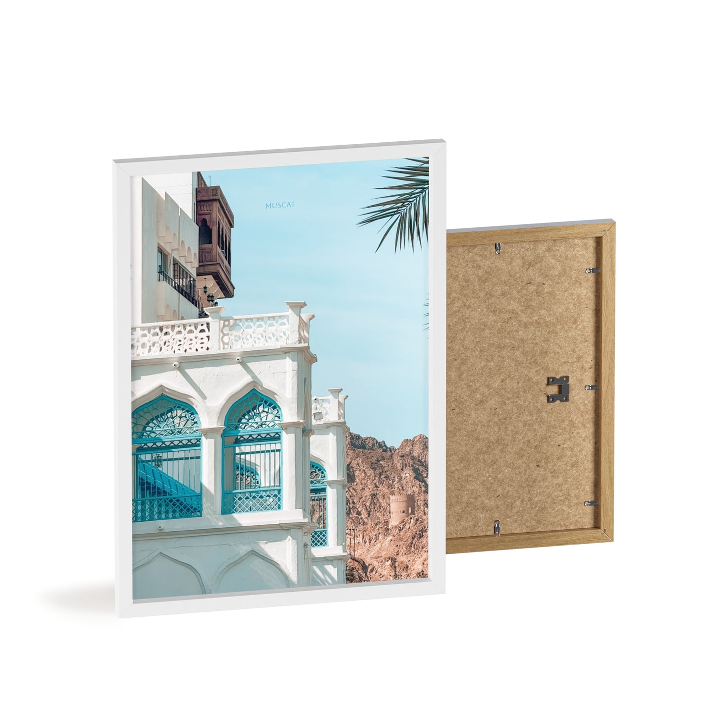 Wandposter - Beautiful Muscat Poster mit Holzrahmen