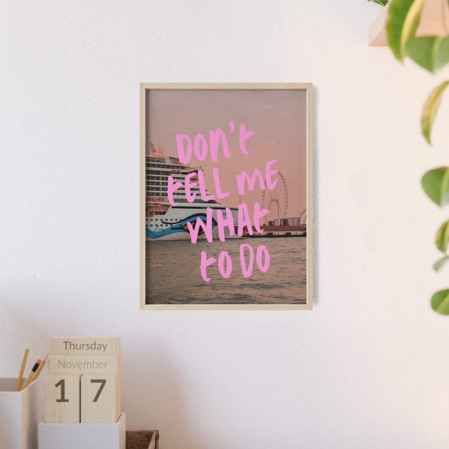 AIDAprima & "don't tell me what to do"