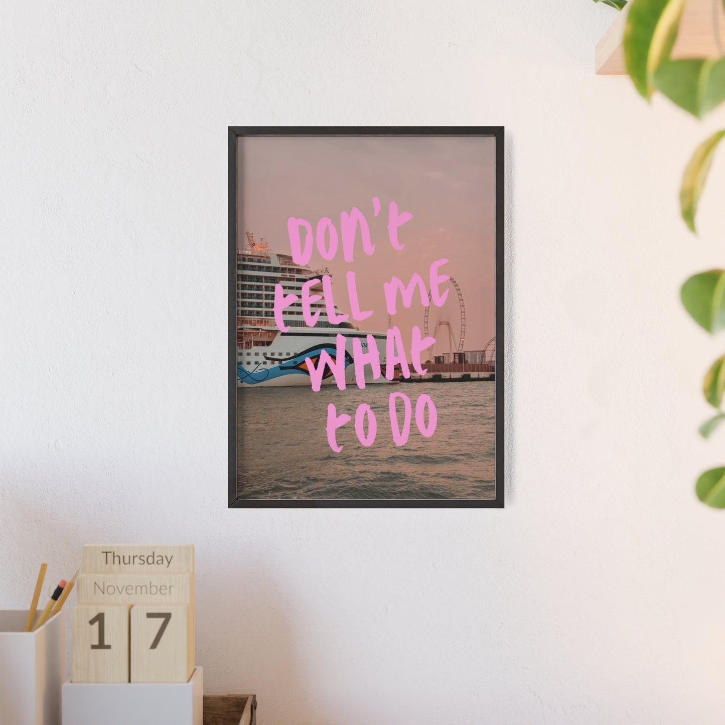 AIDAprima & "don't tell me what to do"