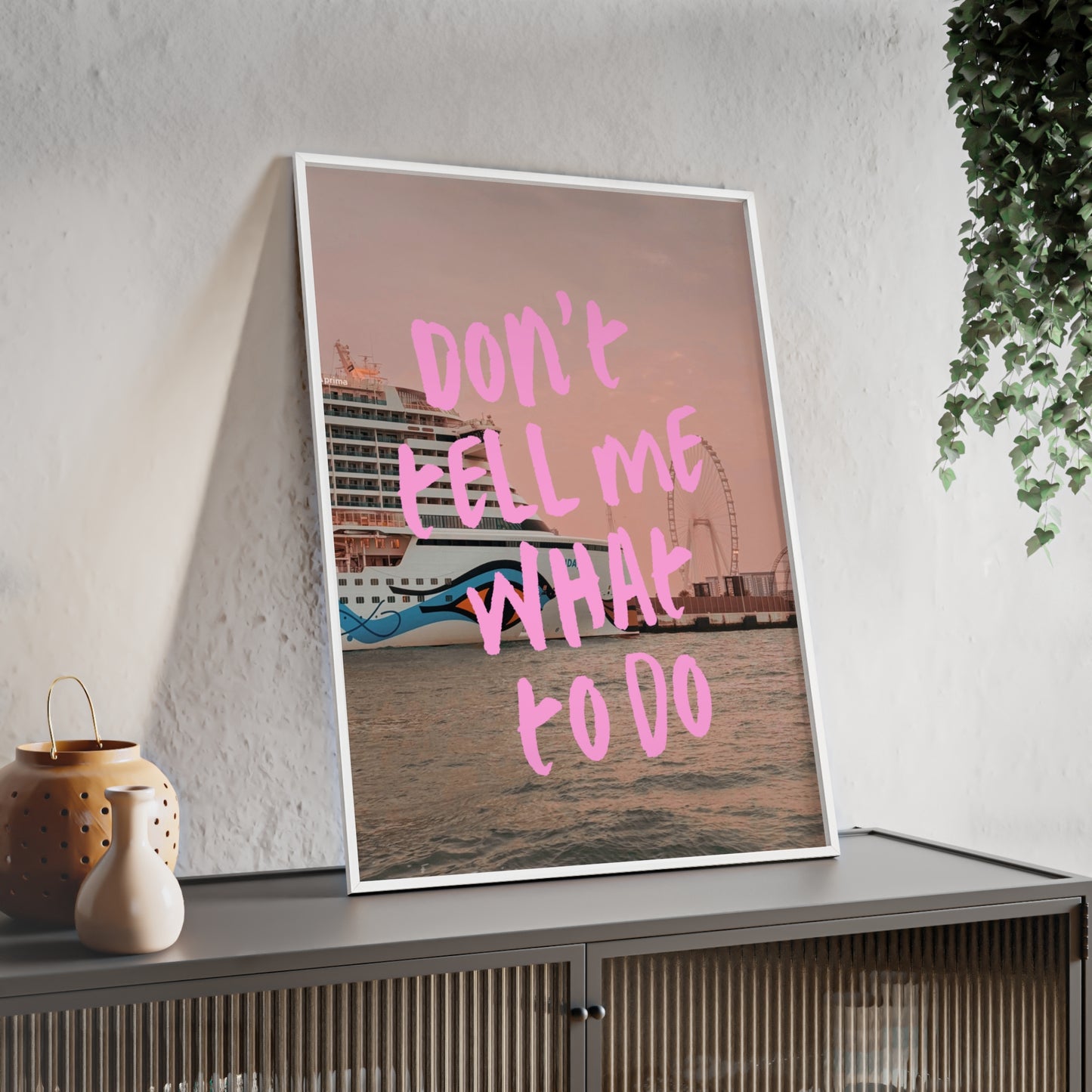 AIDAprima & "don't tell me what to do"