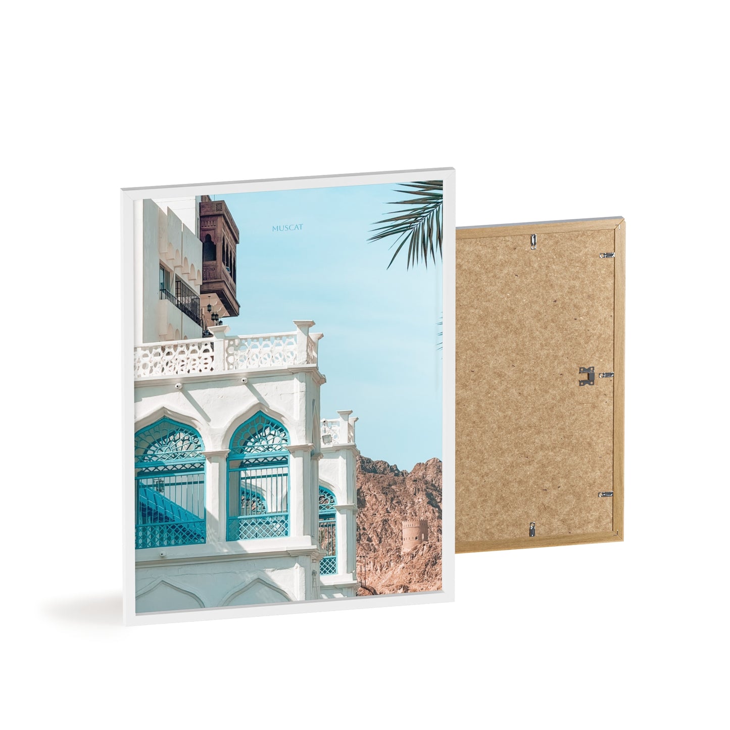 Wandposter - Beautiful Muscat Poster mit Holzrahmen