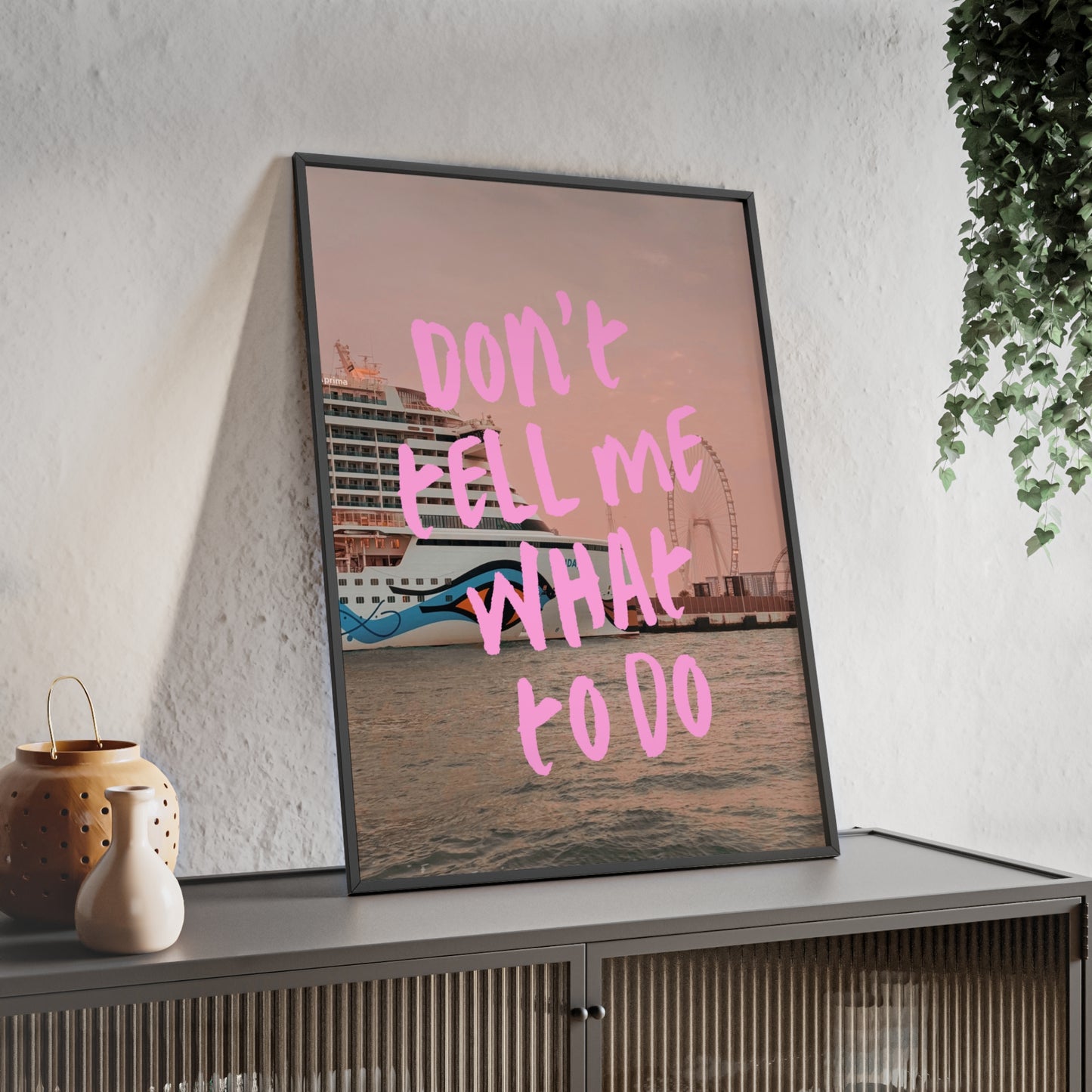 AIDAprima & "don't tell me what to do"