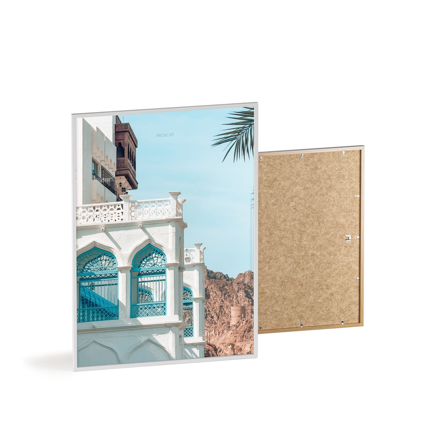 Wandposter - Beautiful Muscat Poster mit Holzrahmen