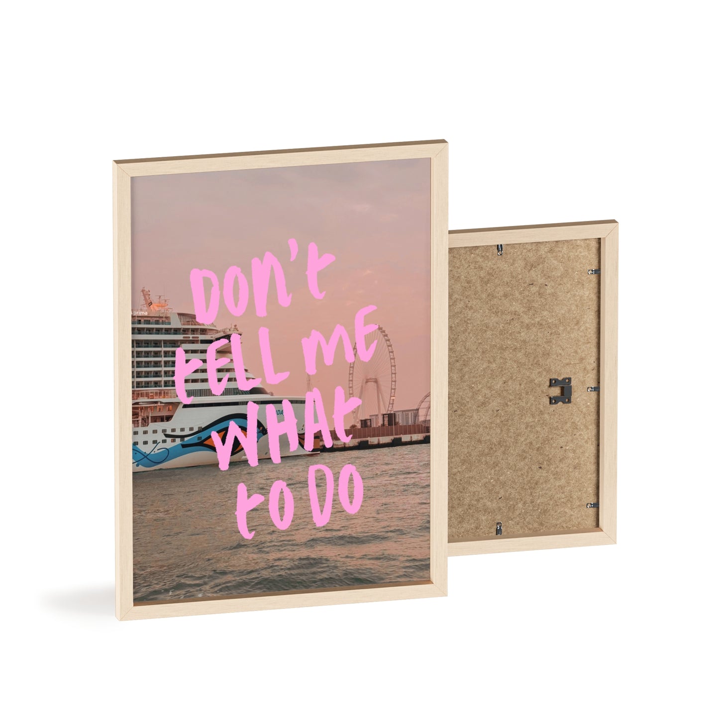 AIDAprima & "don't tell me what to do"