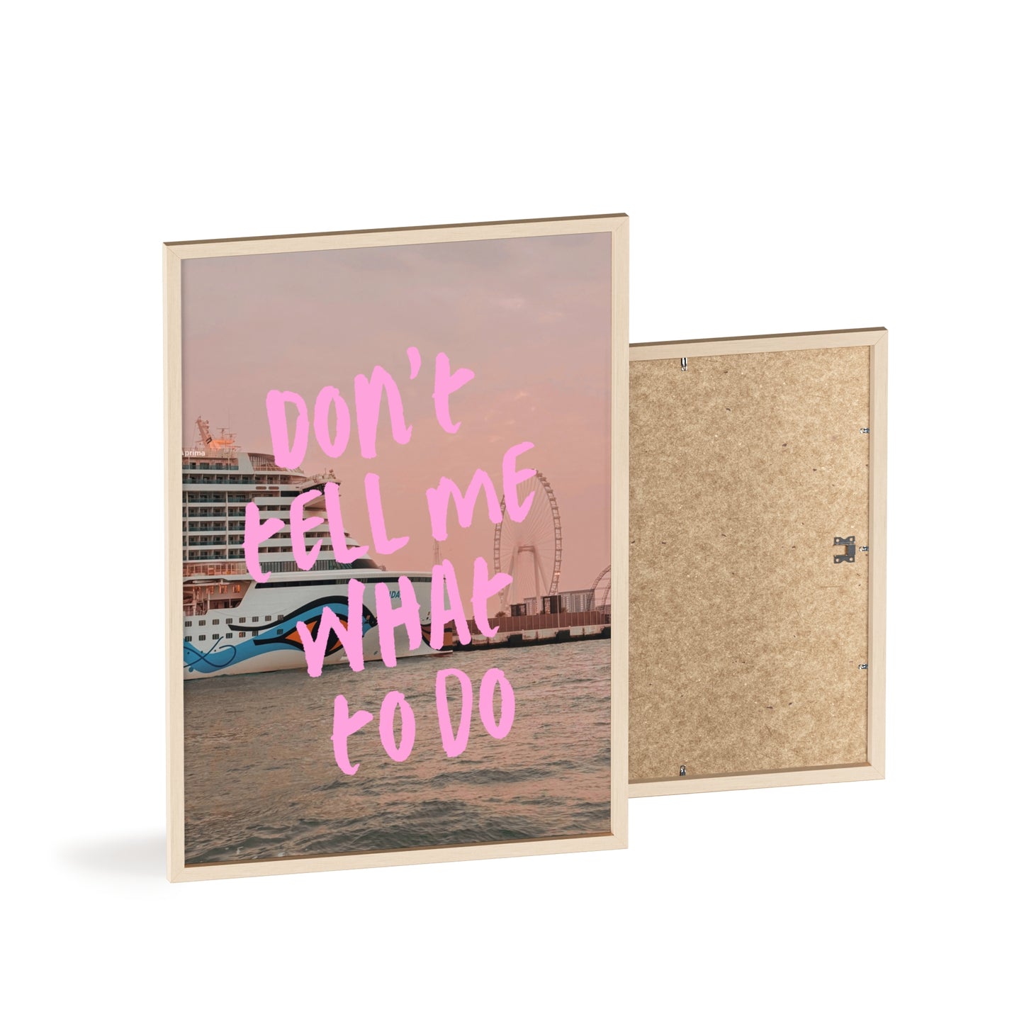 AIDAprima & "don't tell me what to do"