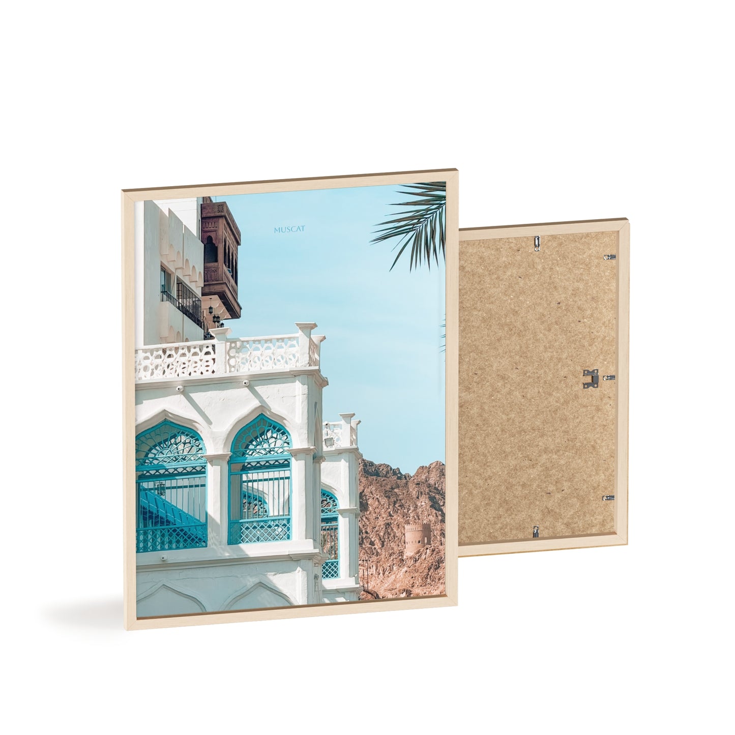 Wandposter - Beautiful Muscat Poster mit Holzrahmen