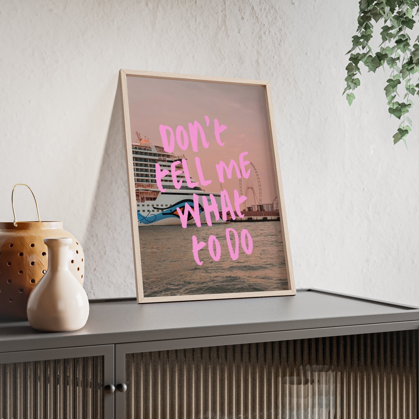 AIDAprima & "don't tell me what to do"