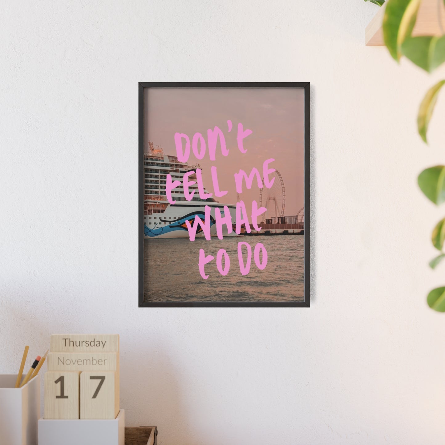 AIDAprima & "don't tell me what to do"