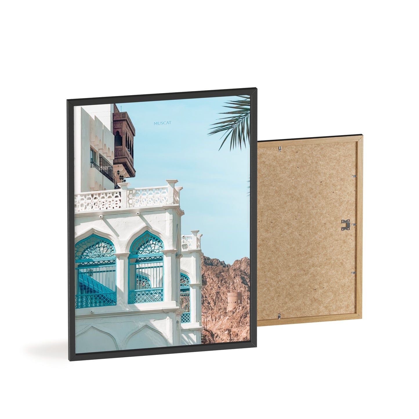 Wandposter - Beautiful Muscat Poster mit Holzrahmen