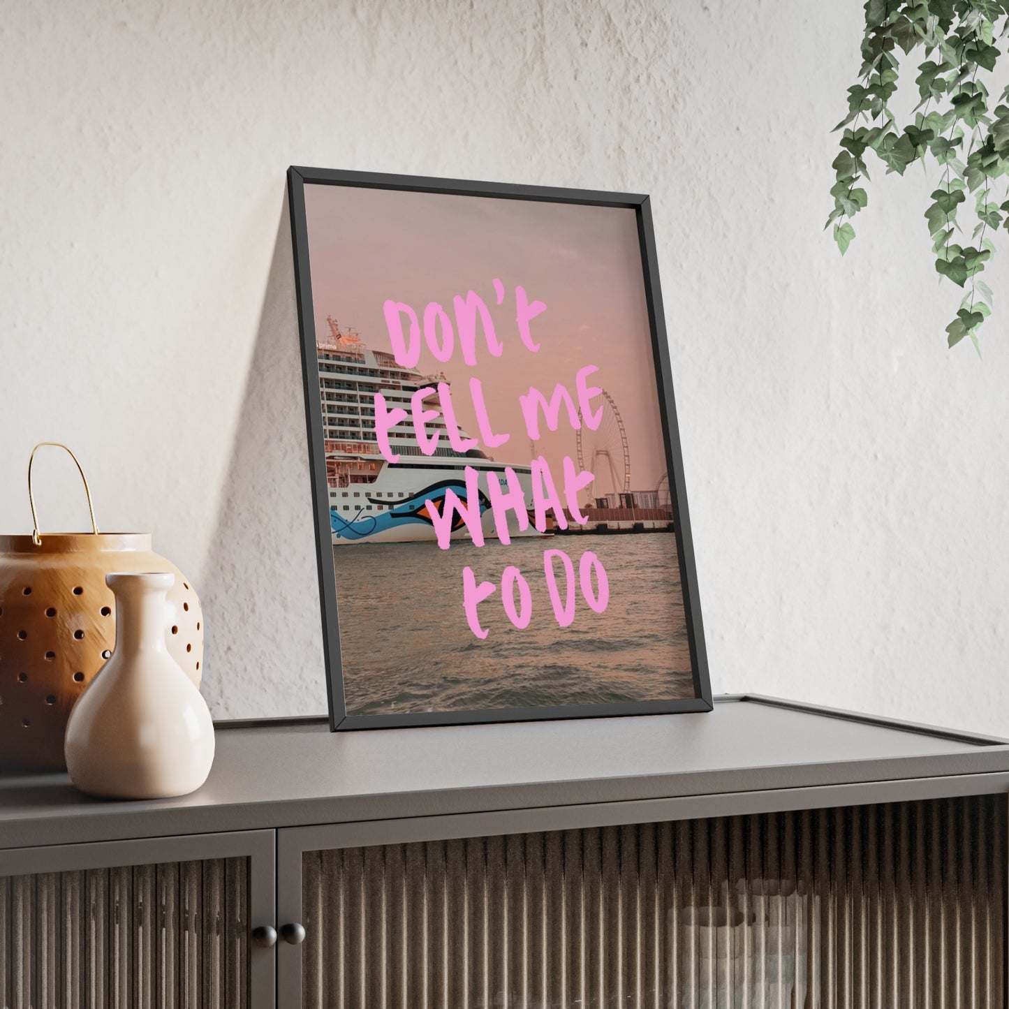 AIDAprima & "don't tell me what to do"