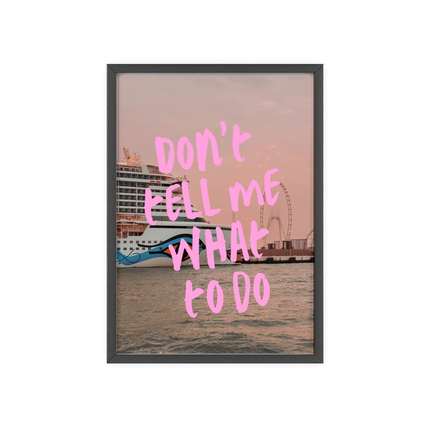 AIDAprima & "don't tell me what to do"