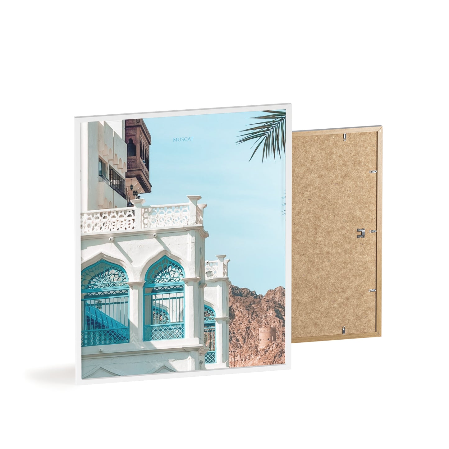Wandposter - Beautiful Muscat Poster mit Holzrahmen