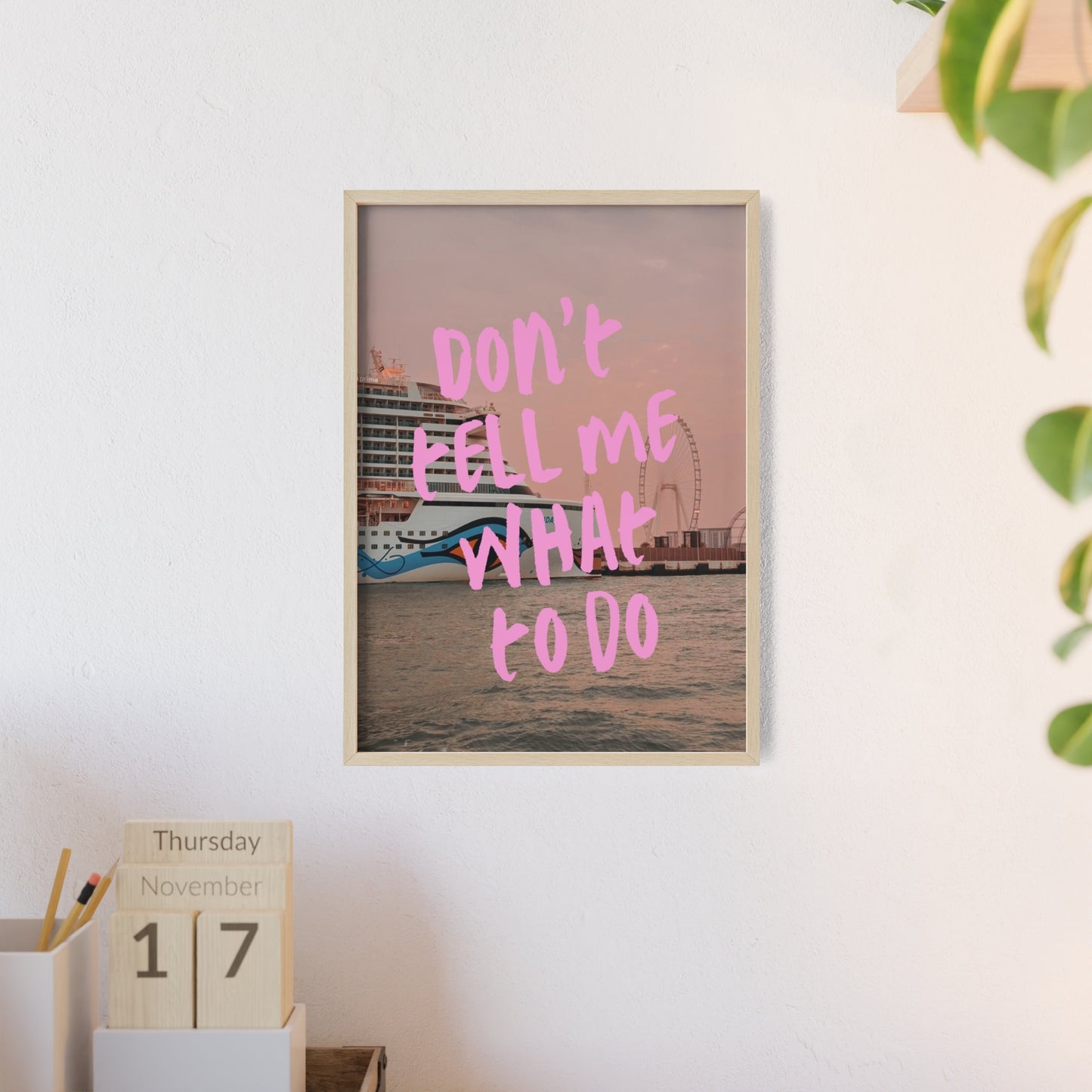 AIDAprima & "don't tell me what to do"